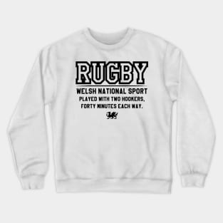 Welsh national sport rugby Crewneck Sweatshirt